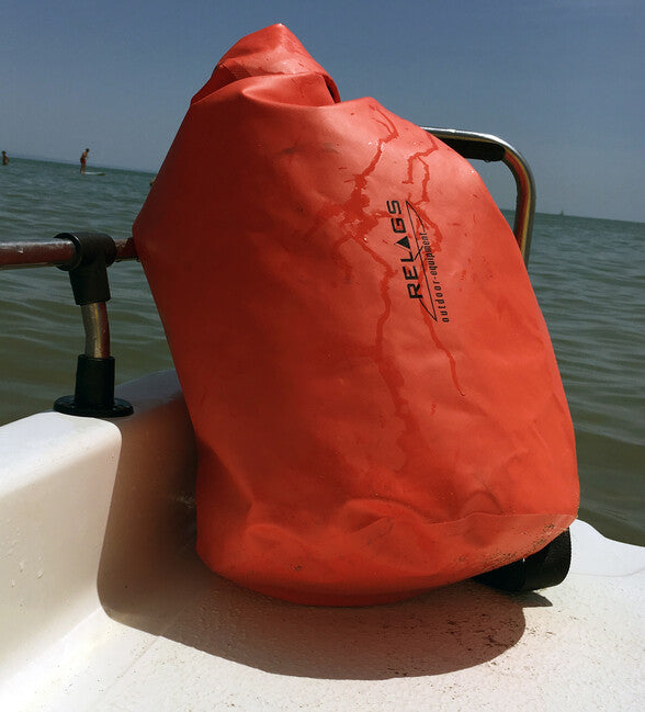 BasicNature 500D vodootporni ruksak 35 L, crveni