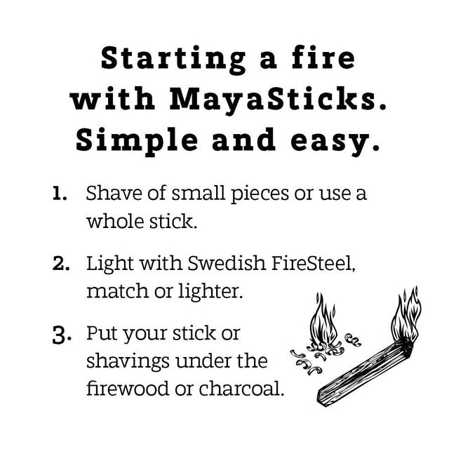 LIGHT MY FIRE MayaSticks drvo za potpalu mali snop