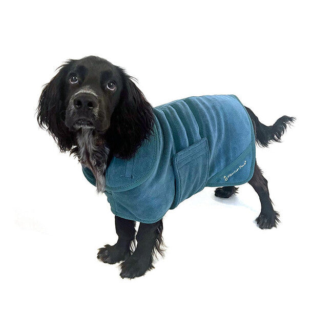 Mountain Paws Dog Robes halat za pse, plav, mali