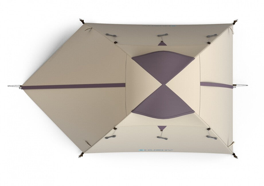 Husky Bird 3 Plus ekspedicijski šator za 3 osobe, light brown
