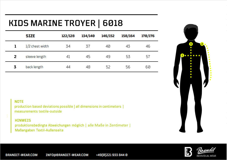 Brandit Marine Troyer dječji pulover, mornarsko plavi