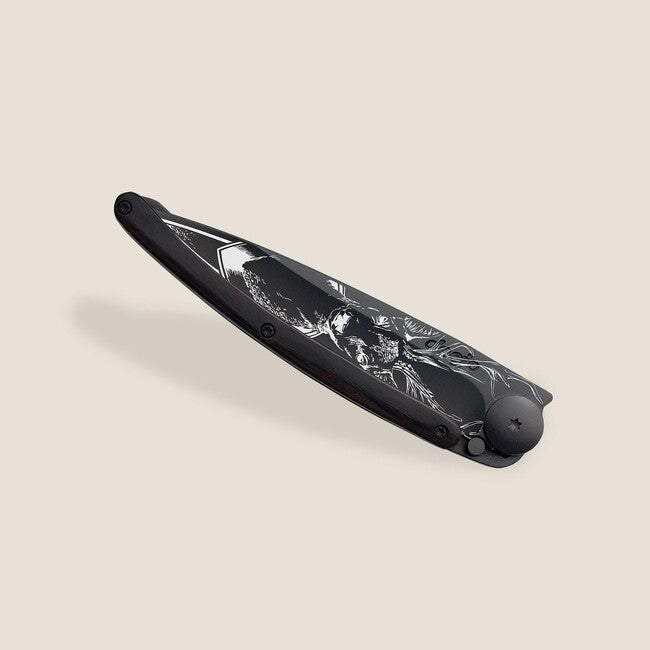 Deejo Nature sklopivi nož crni ebony wood Deer