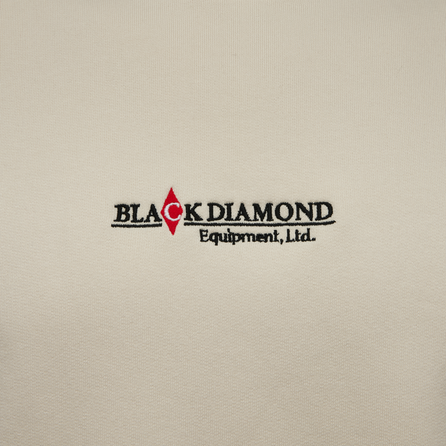Black Diamond Heritage Wordmark muški pulover, off white