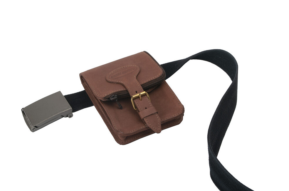 BasicNature Safe kožna pojasna torbica