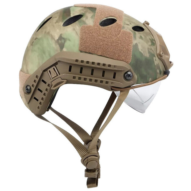 DRAGOWA Tactical Fast PJ taktička kaciga s naočalama Bolt, Coyote (bez certifikacije)