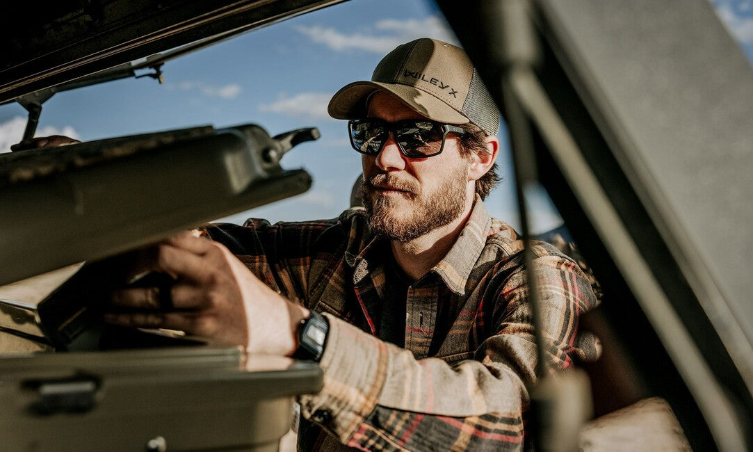 Wiley X Sierra sunčane naočale Captivate Polarized, matte black, black mirror