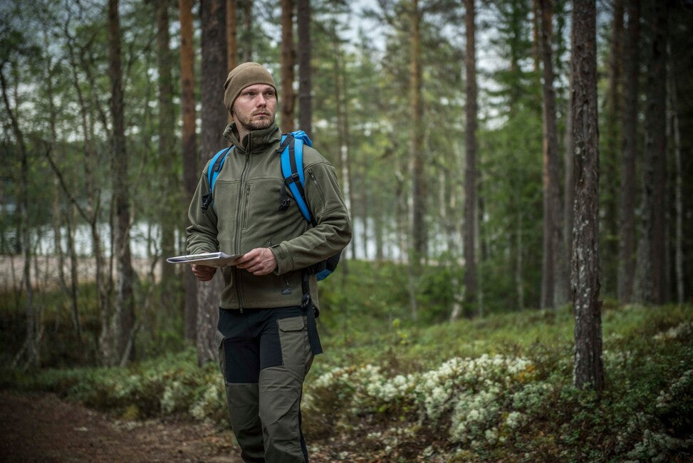 Helikon-Tex Classic Army ojačana flis jakna, maslinasto zeleno-crna
