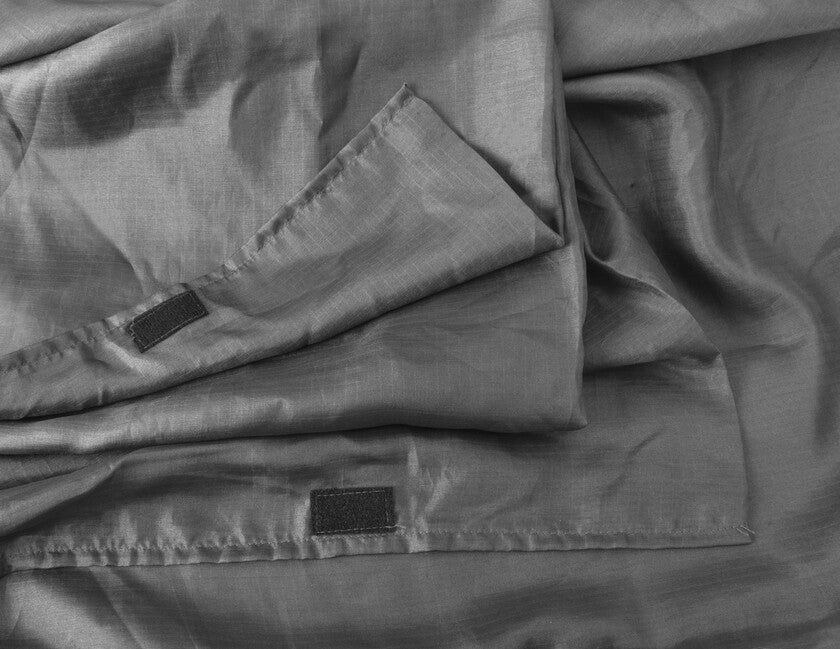 Origin Outdoors Ripstop Silk uložak za vreću za spavanje pravokutni, tamnosiv