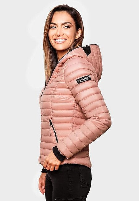 Navahoo Kimuk ženska prijelazna jakna s kapuljačom, Powder rose