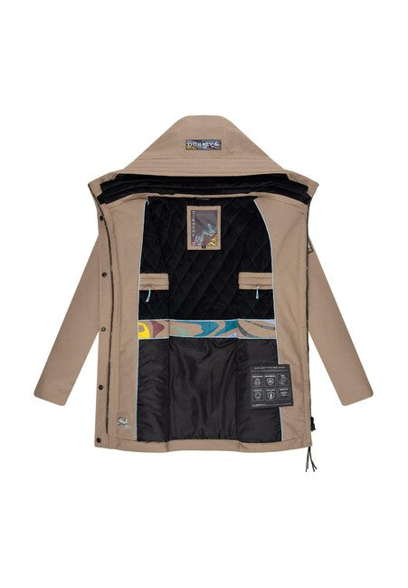 Navahoo Eishauch parka zimska ženska s kapuljačom, taupe grey