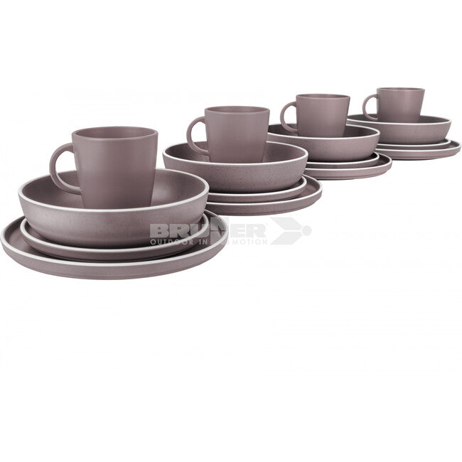 Brunner Lunch Box Dolomit set kamping posuđa, ljubičasti