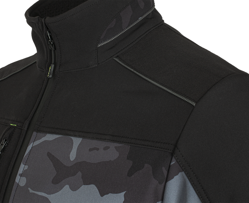 BENNON CAMOS softshell jakna, crna/siva