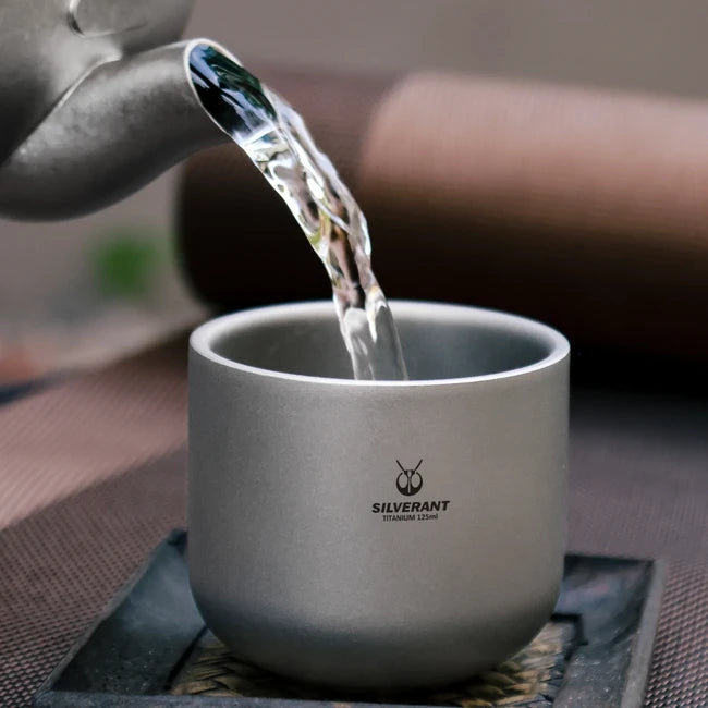 Silverant titanijska šalica za čaj s dvostrukom stijenkom 125 ml
