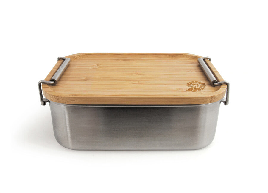 Origin Outdoors Bamboo-Clip kutija za ručak od nehrđajućeg čelika 1,2 l