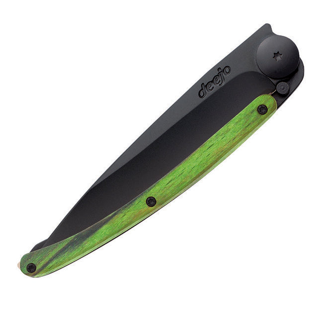 Deejo sklopivi nož, Black green beech