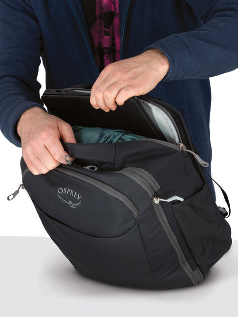 OSPREY DAYLITE EXPANDIBLE TRAVEL PACK putni ruksak 26+6, crn