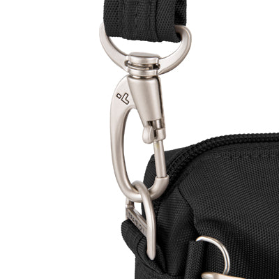 Travelon Classic Crossbody torba preko ramena protiv krađe, crna