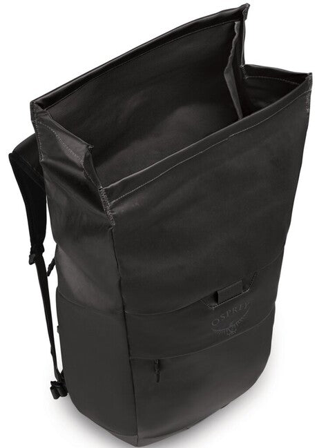OSPREY TRANSPORTER ROLL TOP gradski ruksak, crni
