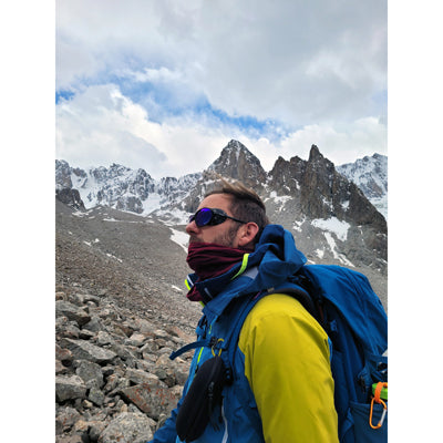 Origin Outdoors Merino multifunkcionalna bandana outdoor, bordo