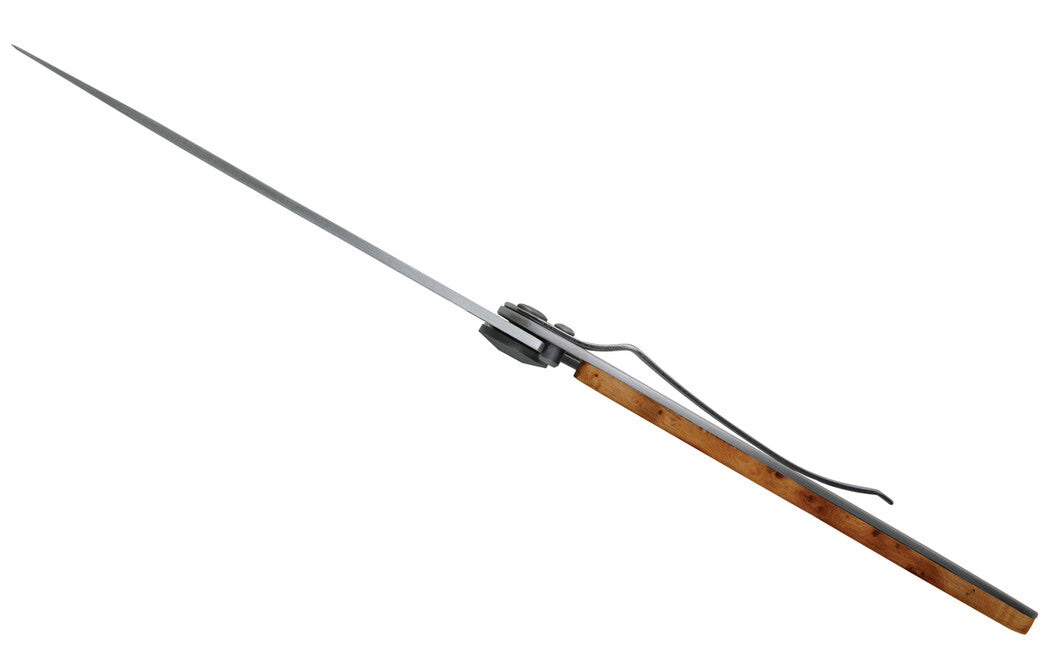 Deejo Trout sklopivi nož Serration titan wood