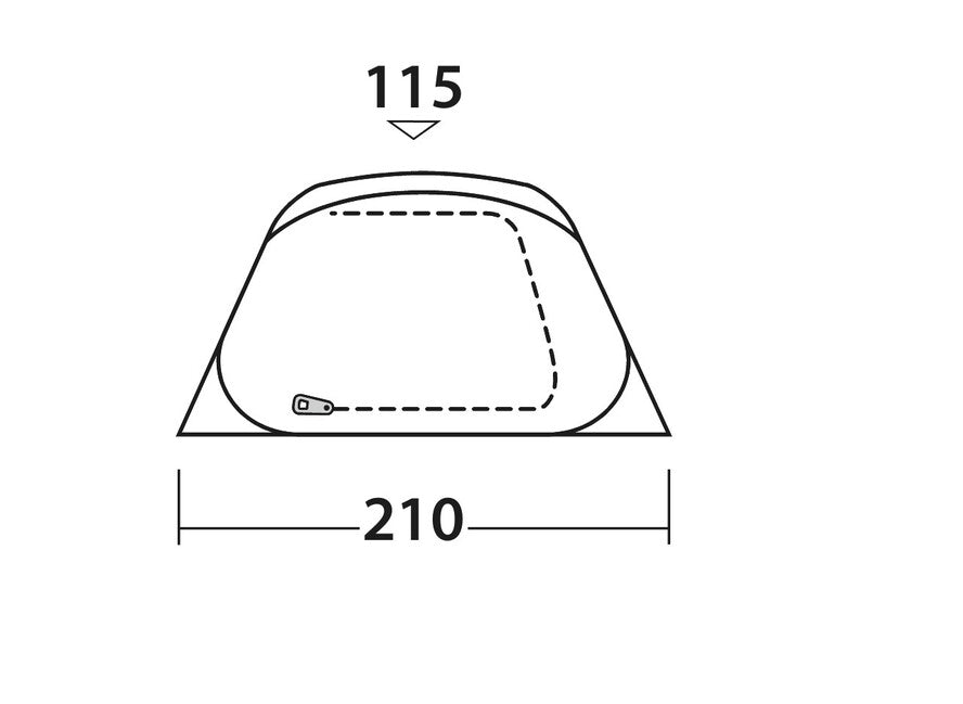 Easy Camp Flameball 300 EasyCamp Pop-Up-Tent, 3 osobe