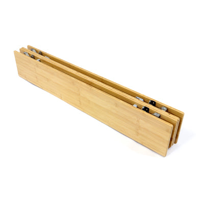 BasicNature Bamboo sklopivi stol 100 x 65 cm