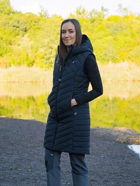 HUSKY Napi hardshell prsluk ženski, crni
