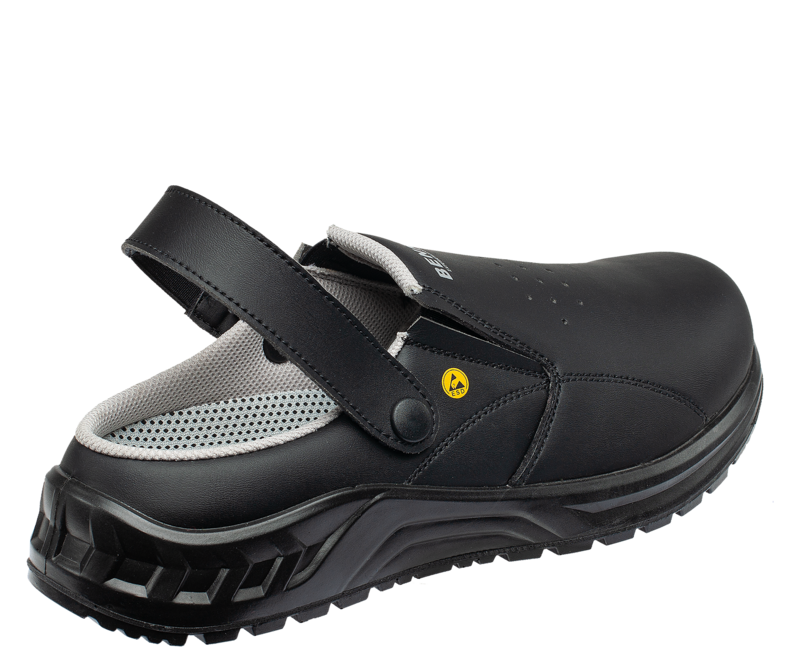 BENNON radne sandale BLACK OB ESD, crne