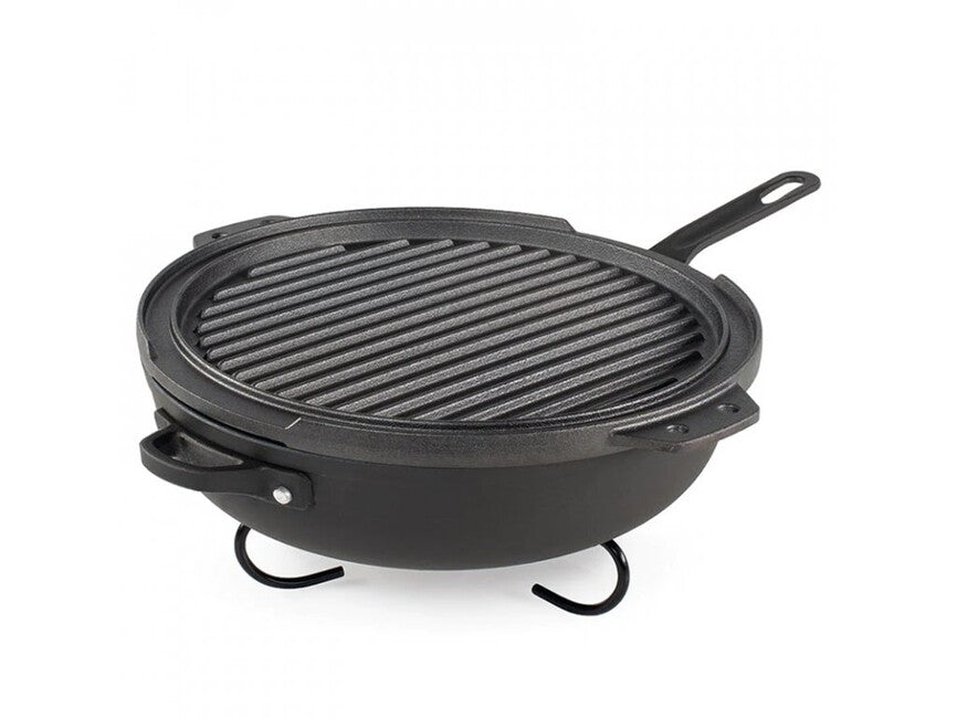 GSI Outdoors Guidecast Griddle dvostrana rešetka od lijevanog željeza 260 mm