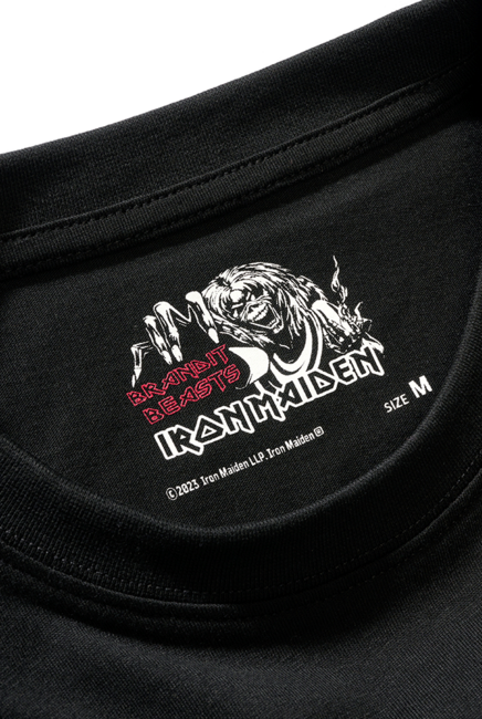 Brandit Iron Maiden majica Eddy Glow, crna