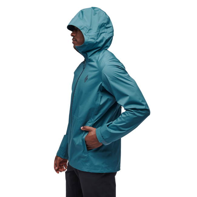 Black Diamond Stormline Stretch Rain Shell nepromočiva muška jakna, creek blue