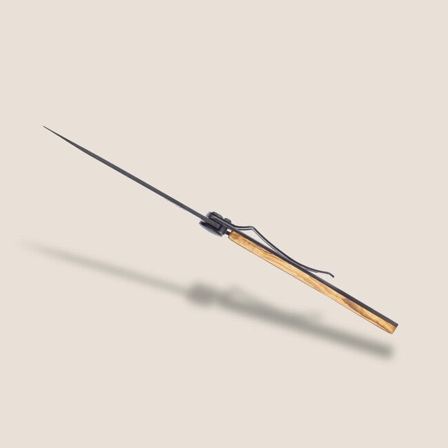 Deejo Tattoo sklopivi nož Black olive wood, Sagittarius