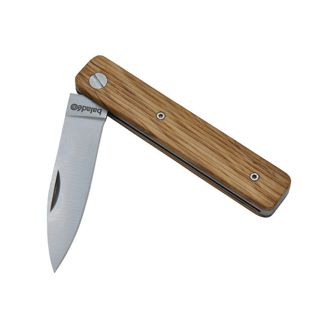 Baladeo ECO331 Papagayo džepni nož, oštrica 7,5 cm, čelik 420, ručka od maslinovog drva