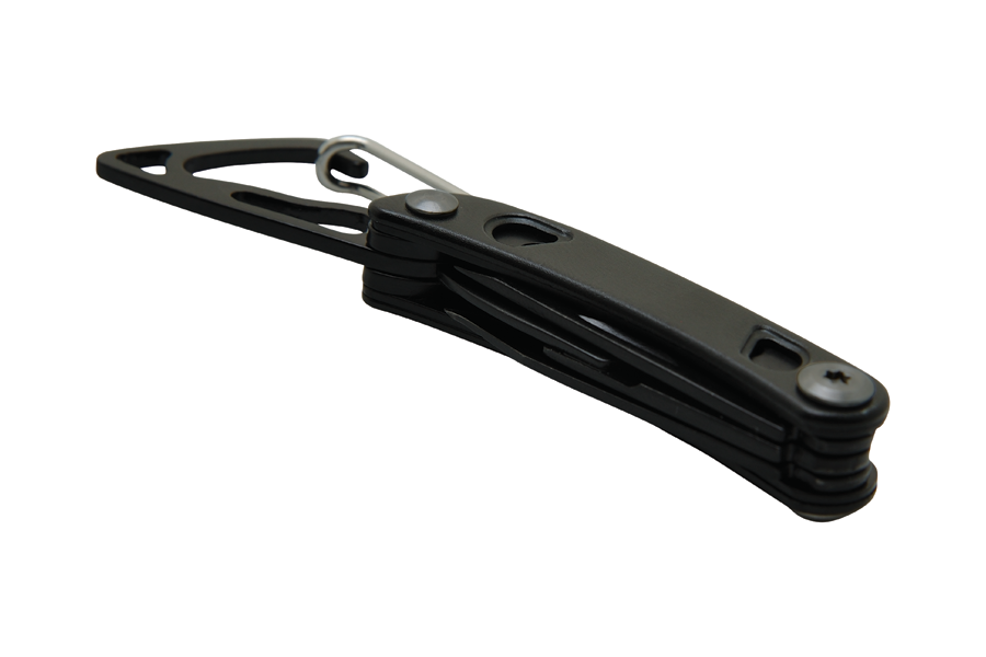 Baladeo ECO205 Tech multifunkcionalni mini nož, 5 funkcija, crni
