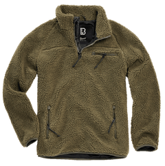 Brandit Teddyfleece Troyer flis jakna, maslinasto zelena