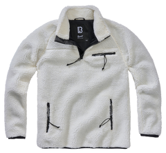 Brandit Teddyfleece Troyer flis jakna, bijela