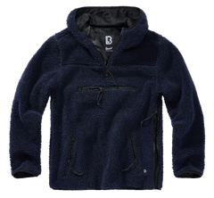 Brandit Teddyfleece Worker flis pulover, mornarsko plavi