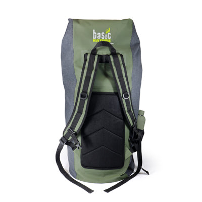 BasicNature nepropusna vreća 90 L, siva-zelena