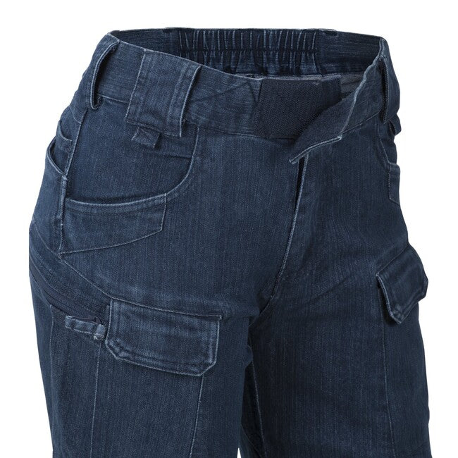 Helikon-Tex UTP Resized gradske taktičke hlače ženske Denim Stretch Gradske, Marine Blue