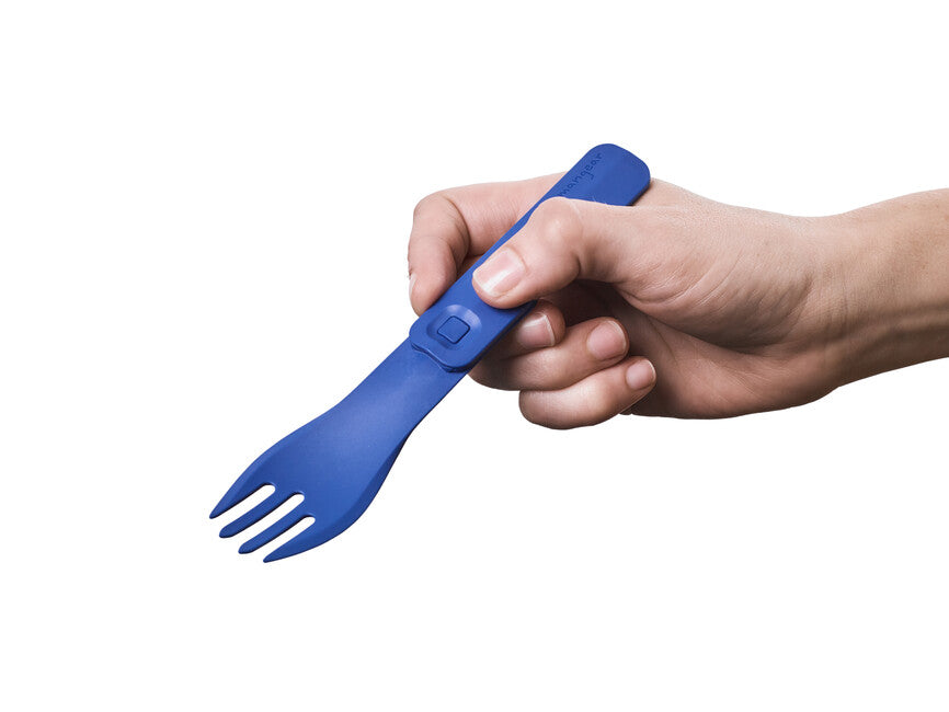 Humangear GoBites CLICK pribor za jelo, plavi