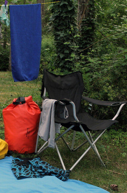BasicNature Comfort putna stolica, crna