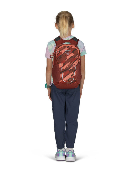 OSPREY DAYLITE JR dječji ruksak, brush strokes print/red canyon