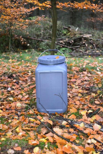 BasicNature kvadratna posuda za tekućine sa širokim otvorom, siva, 30 l