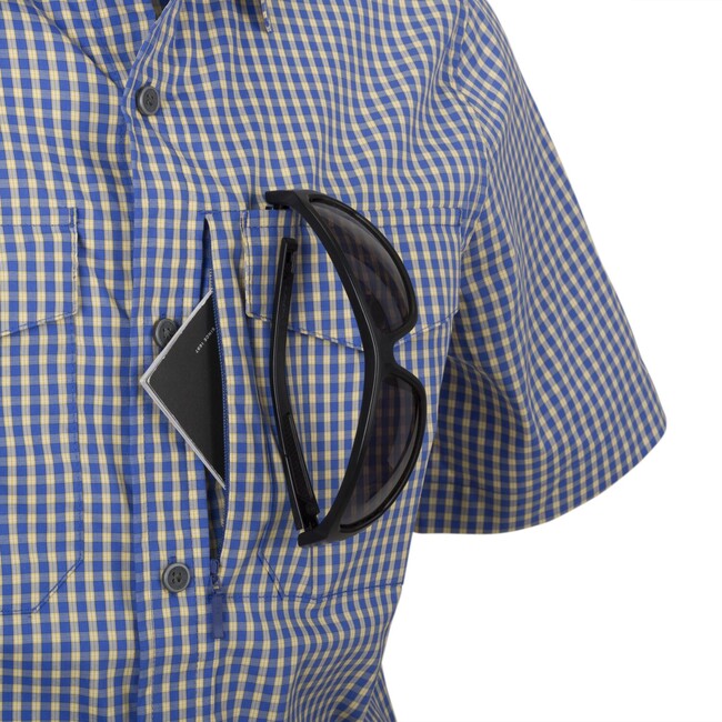 Helikon-Tex Covert Concealed Carry košulja taktička s kratkim rukavom, Dirt Red Checkered