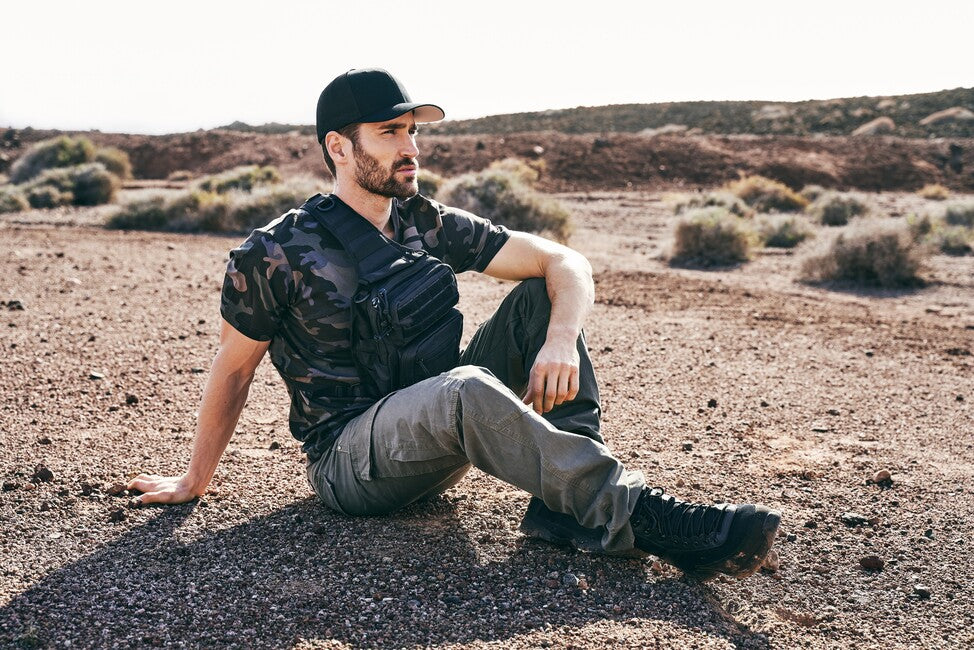 Brandit US Cooper torba preko ramena, darkcamo