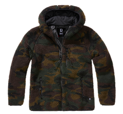 Brandit Teddyfleece jakna ženska s kapuljačom, woodland