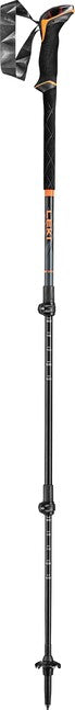 LEKI Sherpa Lite treking palice, neonsko narančasta-crna-denim plava, 100 - 135 cm