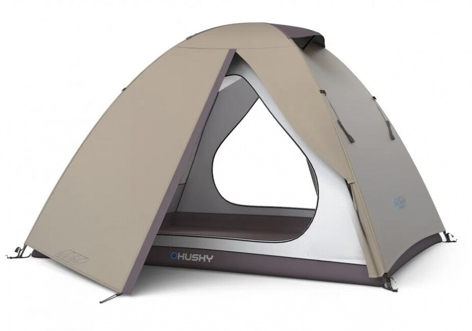 Husky Bizam 2 Plus trekking šator za 2 osobe, Black Coating light brown