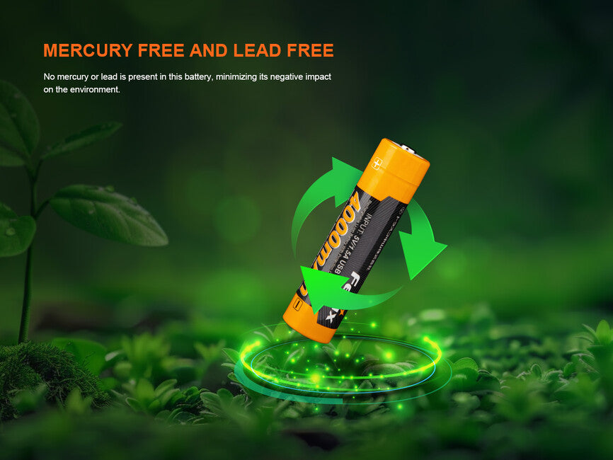 Fenix 18650 punjiva USB-C baterija 4000 mAh (Li-Ion)