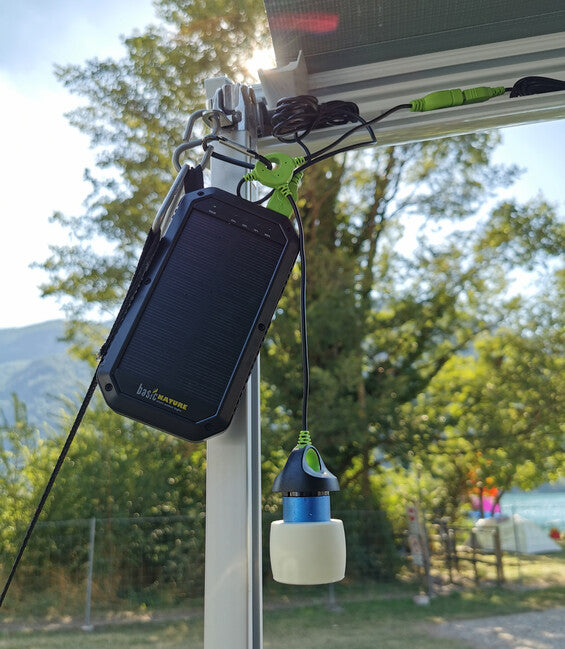 Origin Outdoors Connectable LED lampa, plava, 200 lumena, topla bijela